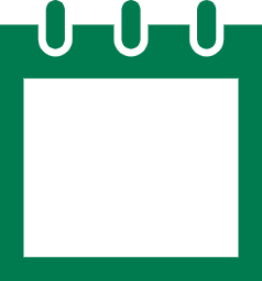 カレンダー緑